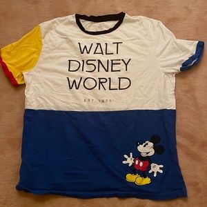 Color Block Disney World T-Shirt